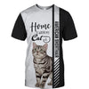 American Shorthair - Home Is Where My Cat Is - Hoodie, Sweatshirt, TShirt