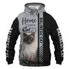 Balinese Cat - Home Is Where My Dog Is - Hoodie, Sweatshirt, TShirt