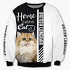 British Longhair - Home Is Where My Cat Is - Hoodie, Sweatshirt, TShirt