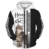 European Shorthair - Home Is Where My Cat Is -  Hoodie, Sweatshirt, TShirt