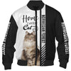 Norwegian Forest cat - Home Is Where My Cat Is - Hoodie, Sweatshirt, TShirt 