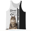 Norwegian Forest cat - Home Is Where My Cat Is - Hoodie, Sweatshirt, TShirt 