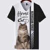 Norwegian Forest cat - Home Is Where My Cat Is - Hoodie, Sweatshirt, TShirt 