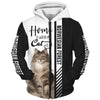Norwegian Forest cat - Home Is Where My Cat Is - Hoodie, Sweatshirt, TShirt 