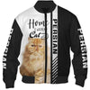 Persian cat - Home Is Where My Cat Is - Hoodie, Sweatshirt, TShirt 