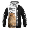 Persian cat - Home Is Where My Cat Is - Hoodie, Sweatshirt, TShirt 