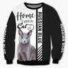Russian Blue - Home Is Where My Cat Is - Hoodie, Sweatshirt, TShirt 