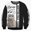 Scottish Fold - Home Is Where My Dog Is - Hoodie, Sweatshirt, TShirt 