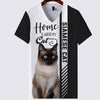 Siamese Cat Hoodie - Home Is Where My Cat Is - Hoodie, Sweatshirt, TShirt 