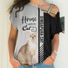 Singapura Cat - Home Is Where My Cat Is - Hoodie, Sweatshirt, TShirt 