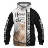 Singapura Cat - Home Is Where My Cat Is - Hoodie, Sweatshirt, TShirt 