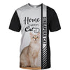 Singapura Cat - Home Is Where My Cat Is - Hoodie, Sweatshirt, TShirt 