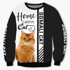 Somali Cat Hoodie - Home Is Where My Cat Is - Hoodie, Sweatshirt, TShirt 