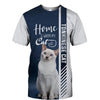 Tonkinese cat - Home Is Where My Cat Is - Hoodie, Sweatshirt, TShirt