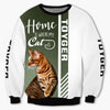 Toyger - Home Is Where My Cat Is - Hoodie, Sweatshirt, TShirt