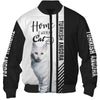 Turkish Angora - Home Is Where My Cat Is - Hoodie, Sweatshirt, TShirt