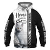 Turkish Angora - Home Is Where My Cat Is - Hoodie, Sweatshirt, TShirt