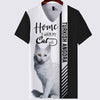 Turkish Angora - Home Is Where My Cat Is - Hoodie, Sweatshirt, TShirt