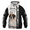 St. Bernard - Home Is Where My Cat Is - Hoodie, Sweatshirt, TShirt 