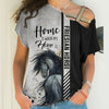 Friesian horse - Home Is Where My Dog Is - Hoodie, Sweatshirt, TShirt