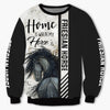 Friesian horse - Home Is Where My Dog Is - Hoodie, Sweatshirt, TShirt