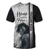 Friesian horse - Home Is Where My Dog Is - Hoodie, Sweatshirt, TShirt