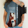 Haflinger - Home Is Where My Horse Is - Hoodie, Sweatshirt, TShirt 