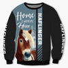 Haflinger - Home Is Where My Horse Is - Hoodie, Sweatshirt, TShirt 