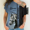 Hanoverian horse - Home Is Where My Horse Is - Hoodie, Sweatshirt, TShirt 