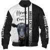 Angus cattle - Home Is Where My Cow Is -  Hoodie, Sweatshirt, TShirt