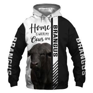 Brangus - Home Is Where My Cows Are - Hoodie, Sweatshirt, TShirt