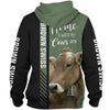 Brown Swiss - Home Is Where My Cows Are - Hoodie, Sweatshirt, TShirt