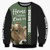 Brown Swiss - Home Is Where My Cows Are - Hoodie, Sweatshirt, TShirt