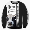 Holstein Friesian cattle - Home Is Where My Cows Are - Hoodie, Sweatshirt, TShirt 
