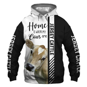 Jersey cattle Hoodie, Sweatshirt, TShirt, Jacket