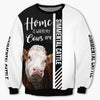 Simmental Cattle - Home Is Where My Cows Are - Hoodie, Sweatshirt, TShirt 
