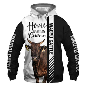 Wagyu - Home Is Where My Cows Are - Hoodie, Sweatshirt, TShirt