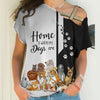 Black Bundle Dogs - Home Is Where My Dog Is -  Hoodie, Sweatshirt, TShirt