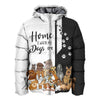 Black Bundle Dogs - Home Is Where My Dog Is -  Hoodie, Sweatshirt, TShirt