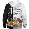 Black Bundle Dogs - Home Is Where My Dog Is -  Hoodie, Sweatshirt, TShirt