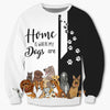 Black Bundle Dogs - Home Is Where My Dog Is -  Hoodie, Sweatshirt, TShirt