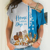 Blue Bundle Dogs - Home Is Where My Dog Is -  Hoodie, Sweatshirt, TShirt