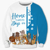 Blue Bundle Dogs - Home Is Where My Dog Is -  Hoodie, Sweatshirt, TShirt