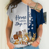 Dark Blue Bundle Dogs - Home Is Where My Dog Is -  Hoodie, Sweatshirt, TShirt