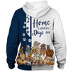Dark Blue Bundle Dogs - Home Is Where My Dog Is -  Hoodie, Sweatshirt, TShirt