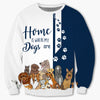 Dark Blue Bundle Dogs - Home Is Where My Dog Is -  Hoodie, Sweatshirt, TShirt