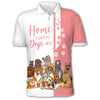 Pink Bundle Dogs - Home Is Where My Dog Is -  Hoodie, Sweatshirt, TShirt