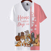 Pink Bundle Dogs - Home Is Where My Dog Is -  Hoodie, Sweatshirt, TShirt