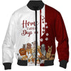 Dark Red Bundle Dogs - Home Is Where My Dog Is -  Hoodie, Sweatshirt, TShirt