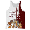 Dark Red Bundle Dogs - Home Is Where My Dog Is -  Hoodie, Sweatshirt, TShirt